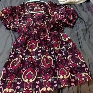 Marty M 100% silk blouse